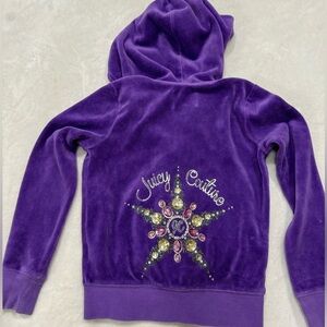 Vintage Juicy Couture Girls Velvet Sweater